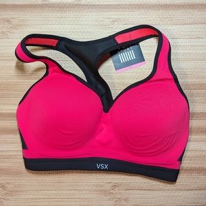 NWT Victoria's Secret Incredible Sports Bra 32D VSX Sport Pink